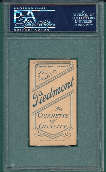 1909-1911 T206 Ritter Piedmont Cigarettes PSA 4.5