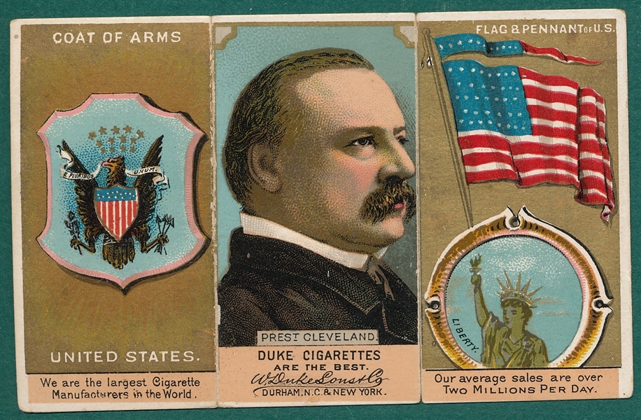 1888 N126-1 Grover Cleveland, W. Duke, Sons & Co.