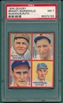 1935 Goudey 4 In 1, W/ Maranville & Babe Ruth PSA 7 *Well Centered*