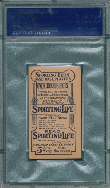 1911 M116 Ty Cobb, Pastel, Sporting Life, PSA 4
