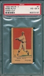 1920 W516-1 #1 Babe Ruth PSA 4