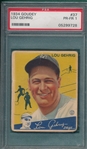 1934 Goudey #37 Lou Gehrig PSA 1