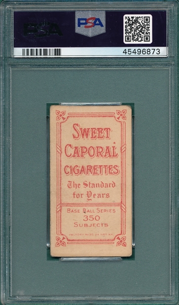 1909-1911 T206 Bliss Sweet Caporal Cigarettes PSA 2
