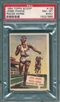 1954 Topps Scoop #128 Jesse Owens Races Horse PSA 8 OC