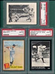 1980-2011 Lot of (3) Babe Ruth Cards, Lot of (3) PSA 10