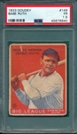 1933 Goudey #149 Babe Ruth PSA 1.5