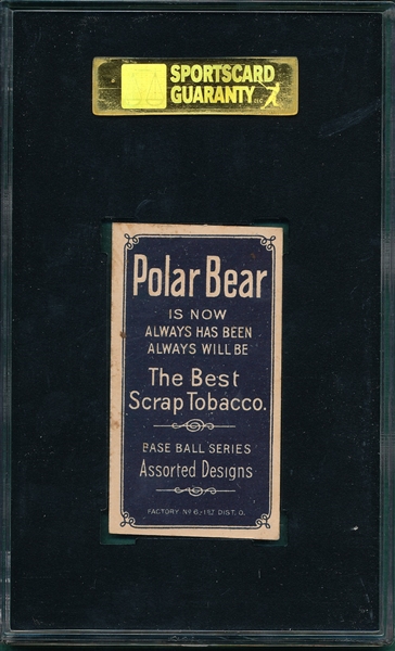 1909-1911 T206 Ames, Hands Above Head, Polar Bear, SGC 60
