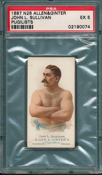 1887 N28 Sullivan Allen & Ginter Cigarettes PSA 5