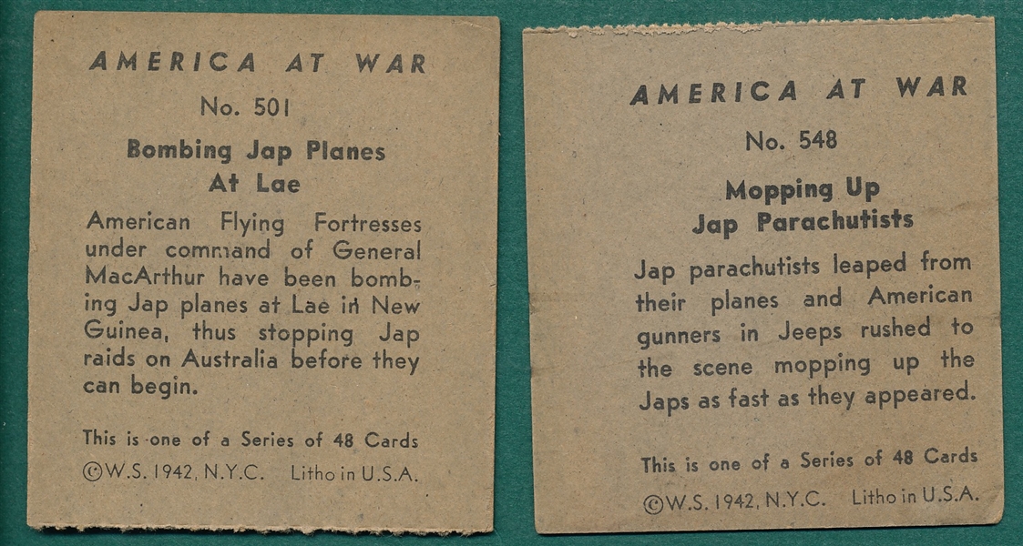 1942 R12 America At War, Complete Set (48)
