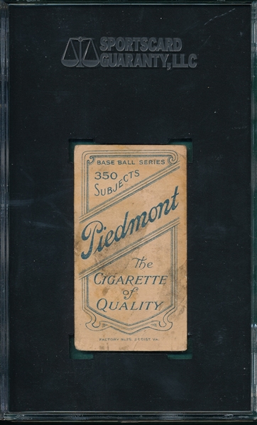 1909-1911 T206 Rossman Piedmont Cigarettes SGC 10