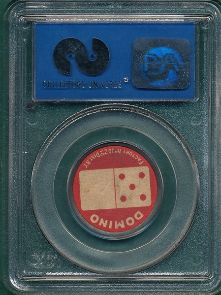 1909 PX7 Harry McIntire, Domino Discs, Sweet Caporal Cigarettes PSA 8