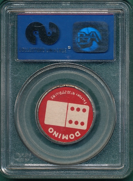 1909 PX7 Hooks Wiltse, Domino Discs, Sweet Caporal Cigarettes PSA 8