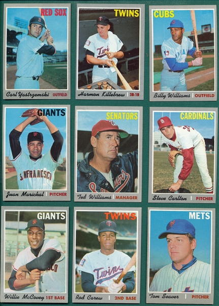 1970 Topps Baseball Complete Set (720) W/ Nolan Ryan SGC 8.5
