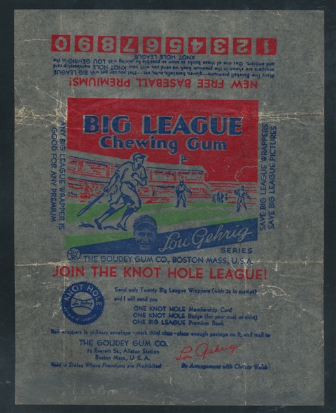 1933-36 Goudey, Diamond Stars & Sport Kings Wrappers, Lot of (4)