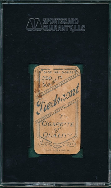 1909-1911 T206 Fromme, Piedmont Cigarettes SGC Authentic *Color Variation*