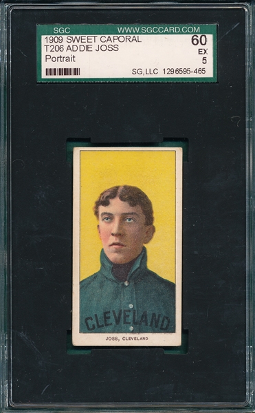 1909-1911 T206 Joss, Portrait, Sweet Caporal Cigarettes SGC 60