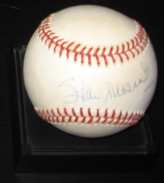 Stan Musial Single Signed Ball Authenticated PSA