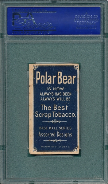 1909-1911 T206 Bescher Polar Bear PSA 1