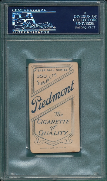 1909-1911 T206 Casey Piedmont Cigarettes PSA 1