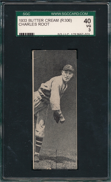1933 Butter Cream Charles Root SGC 40