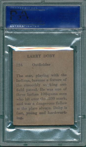 1949 R302-2 Larry Doby, M. P. & Co., PSA 5