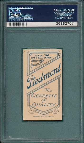 1909-1911 T206 Conroy, Bat, Piedmont Cigarettes PSA 5.5