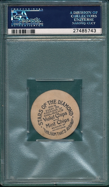 1909 Colgan's Chips Tannehill, PSA 2