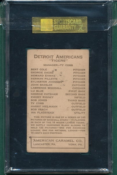 1922 E120 Herman Pillette American Caramel Co. SGC 40