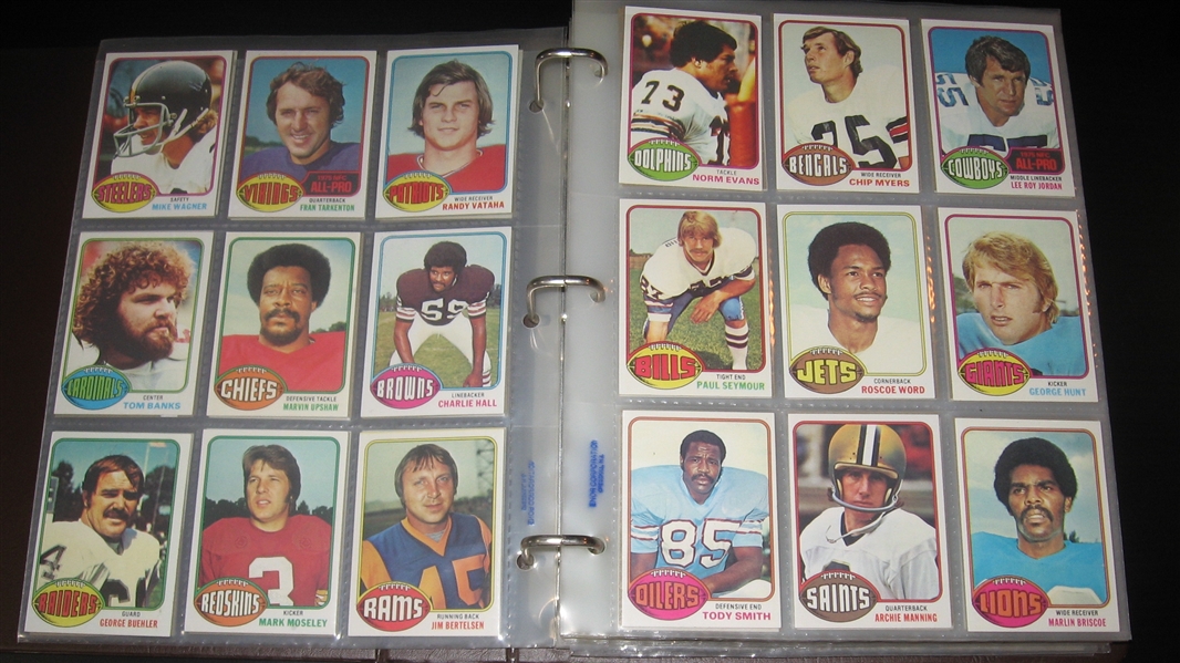 1976 Topps Football Complete Set (528) W/ Payton, Rookie