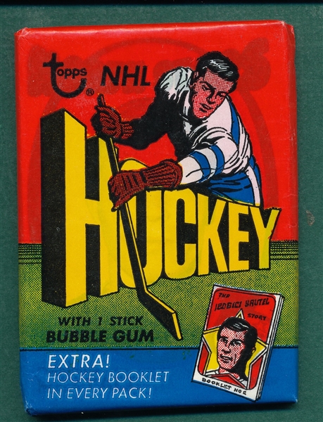 1971 Topps Hockey Unopened Pack *Dryden Rookie?*