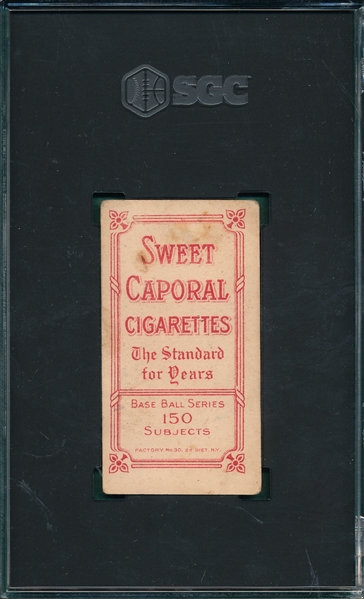 1909-1911 T206 Chase, White Cap, Sweet Caporal Cigarettes SGC 2