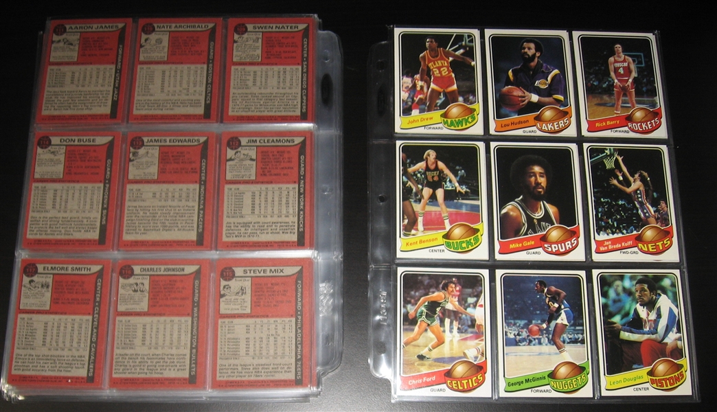 1979 Topps Basketball Complete Set (132)