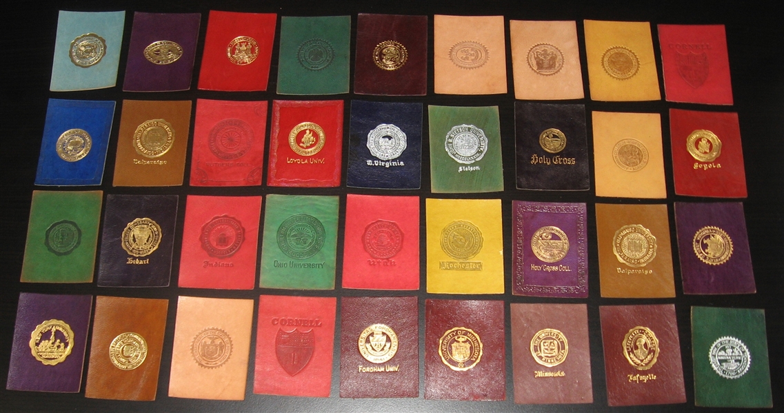 1910s College Tobacco Leathers Lot of (36)