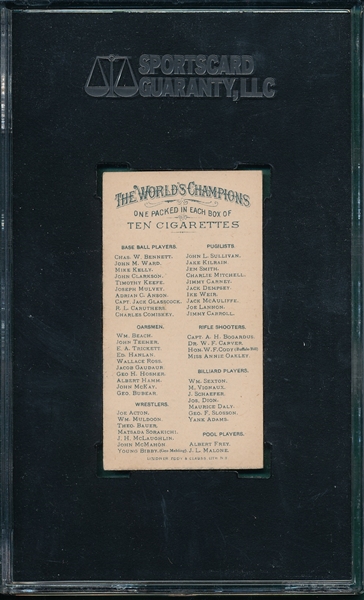 1887 N28 E. A. Trickett Allen & Ginter Cigarettes SGC 84