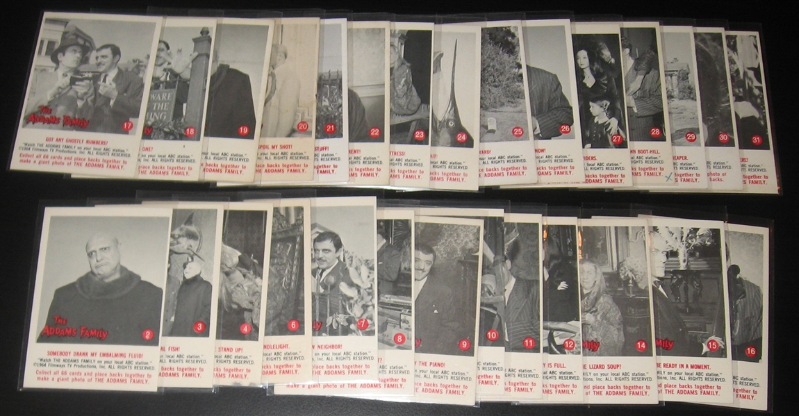 1964 Addams Family Complete Set (66)