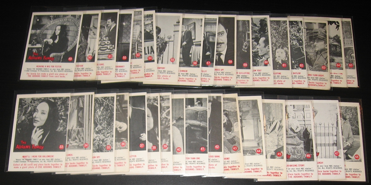 1964 Addams Family Complete Set (66)