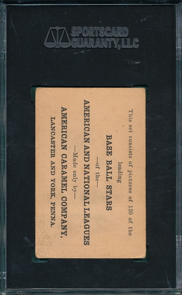 1922 E121-120 Eppa Rixey American Caramel Co. SGC 30
