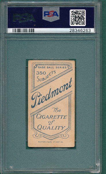 1909-1911 T206 Bastian Piedmont Cigarettes PSA 3 *Southern League*