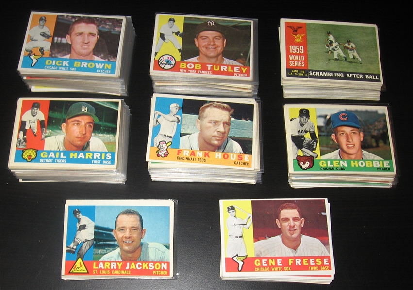 1960 Topps Baseball Lot of (362) 