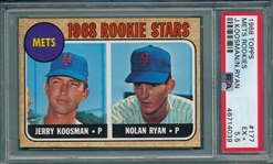 1968 Topps #177 Nolan Ryan PSA 5.5 *Rookie*