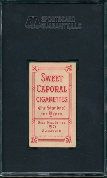 1909-1911 T206 Steinfeldt, Portrait, Sweet Caporal Cigarettes SGC 50