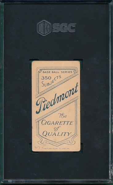 1909-1911 T206 Beckley Piedmont Cigarettes SGC 2
