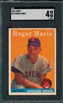 1958 Topps #47 Roger Maris SGC 4 *Rookie*