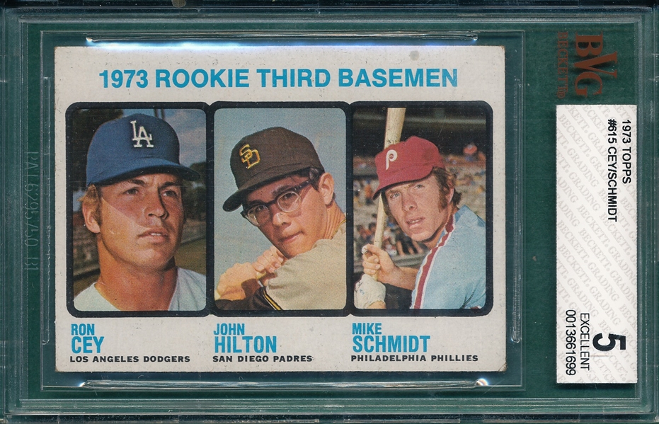1973 Topps #615 Mike Schmidt BVG 5 *Rookie*