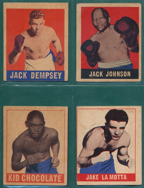 1948 Leaf Boxing Near Set (47/50) W/ Dempsey
