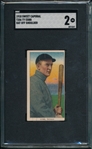 1909-1911 T206 Ty Cobb, Bat Off, Sweet Caporal Cigarettes SGC 2