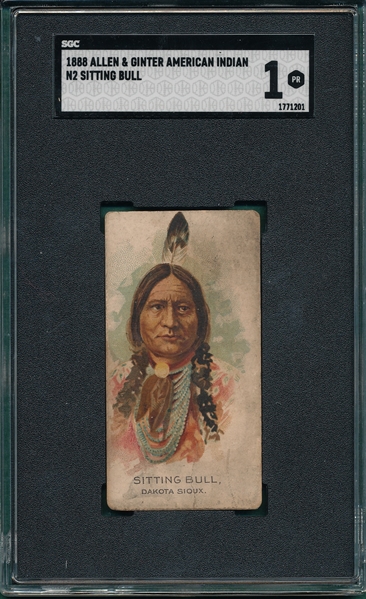1888 N2 Sitting Bull Allen & Ginter SGC 1