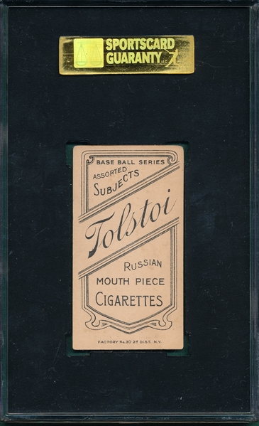 1909-1911 T206 Conroy, Bat, Tolstoi Cigarettes SGC 50