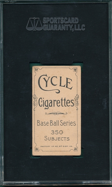 1909-1911 T206 Summers Cycle Cigarettes SGC 35