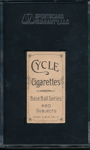1909-1911 T206 Payne Cycle Cigarettes SGC 30 *460 Series*